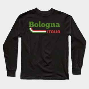 Bologna, Italia // Retro Italian Region Design Long Sleeve T-Shirt